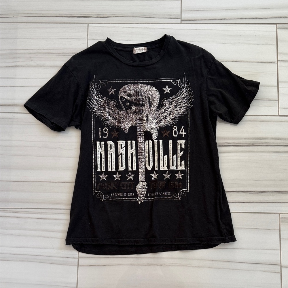 Altar'd State Black Graphic Tee